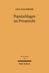 Cover von 'Popularklagen im Privatrecht'