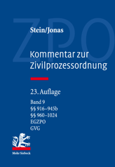Cover von 'Kommentar zur Zivilprozessordnung'