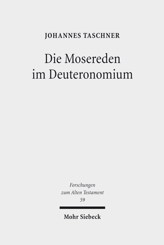 Cover of 'Die Mosereden im Deuteronomium'
