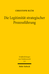 Cover von 'Die Legitimität strategischer Prozessführung'
