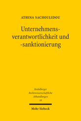 Cover von 'Unternehmensverantwortlichkeit und -sanktionierung'