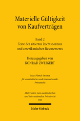 Cover von 'Materielle Gültigkeit von Kaufverträgen'
