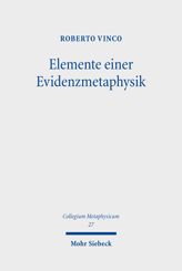 Cover von 'Elemente einer Evidenzmetaphysik'