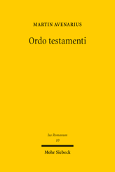 Cover von 'Ordo testamenti'