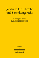 Cover von 'Jahrbuch für Erbrecht und Schenkungsrecht'