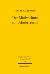 Cover of 'Der Motivschutz im Urheberrecht'
