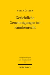 Cover von 'Gerichtliche Genehmigungen im Familienrecht'