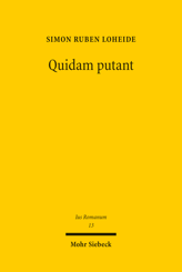 Cover von 'Quidam putant'