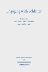 Cover von 'Engaging with Schlatter'