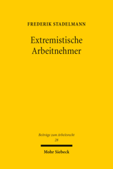 Cover of 'Extremistische Arbeitnehmer'