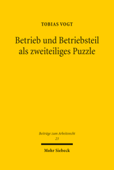 Cover of 'Betrieb und Betriebsteil als zweiteiliges Puzzle'