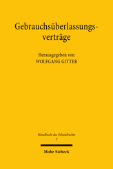 Cover von 'Gebrauchsüberlassungsverträge'