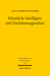 Cover of 'Künstliche Intelligenz und Nachahmungsschutz'