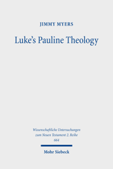 Cover of 'Luke’s Pauline Theology'