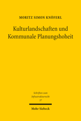 Cover von 'Kulturlandschaften und Kommunale Planungshoheit'