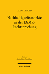 Cover von 'Nachhaltigkeitsaspekte in der EGMR-Rechtsprechung'