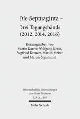 Cover von 'Die Septuaginta'