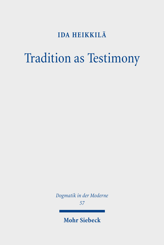 Cover of 'Tradition as Testimony'