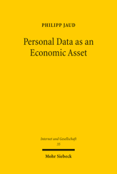 Cover of 'Personal Data as an Economic Asset'