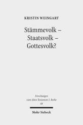 Cover von 'Stämmevolk - Staatsvolk - Gottesvolk?'