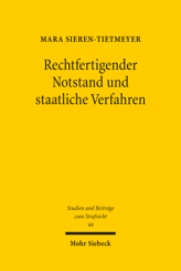 Cover von 'Rechtfertigender Notstand und staatliche Verfahren'